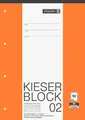 Produktbild: Brunnen 1042942 KIESER-Block Lineatur 2 (A4, 50 Blatt, gelocht, 80 g/m², Kl ...