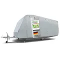 Produktbild: WALSER Premium Wohnwagen Abdeckplane, 100% wetterfeste Wohnwagenabdeckung, wasserdichte Wohnwagenplane mit UV-Schutz, Wohnwagen Schutzhülle, Wohnwagen Abdeckung inkl. Aufbewahrungstasche 510x250x220cm