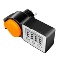 Produktbild: Außensteckdose Steckdose Outdoor Stromzähler Energiekostenmessgerät Zähler LCD