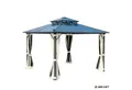 Produktbild: BRAST Pavillon Aluminium Pagode 4x4m inkl. Moskitonetz / LEDs, festes Dach wasserdicht UV-Schutz
