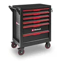 Produktbild: Original Einhell Werkstattwagen leer (6 Schubladen, Interlock-System, kugelgelagerte Führungsschienen, belastbar bis 135 kg, mobil mit Feststellrollen)