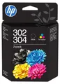 Produktbild: HP 302/304 Druckerpatronen-Kombipaket Farbe + Schwarz 2er-Pack