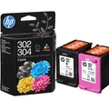 Produktbild: HP 302 304 Tinten schwarz + color