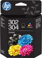 Produktbild: HP 302/304 Tri-color/Black Ink Cartridge Tintenpatrone Schwarz (B82L1AE#LS1)
