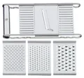 Produktbild: WMF Universalreibe Gemüsereibe Käsereibe 4 Einsätze Cromargan Edelstahl 18 cm