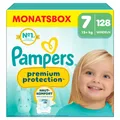 Produktbild: Pampers Premium Protection Gr.7 XL, 15+kg Windeln, 128 Stück, Monatsbox