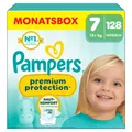 Produktbild: Pampers Premium Protection Größe 7 128 Windeln 15kg+ Wasserfest OVP NEU