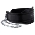 Produktbild: ® Dip Gürtel mit Kette + 2 Karabiner Dip Belt für Bodybuilding Krafttraining ...