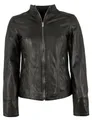 Produktbild: Jilani - Damen Lederjacke Lammnappa schwarz