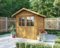 Produktbild: Gartenhaus Linz Imprägnierung - 2x2m, 19mm || Holzhaus, Gerätehaus, Blockhaus