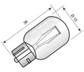Produktbild: Spahn Steckglaslampe Glassockellampen 12V 16W W2,1x9,5D 15x36