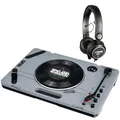 Produktbild: Reloop SPiN USB Plattenspieler Set, Grau, Inklusive DJ Kopfhörer, Integrierter