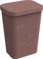 Produktbild: ROTHO Wäschekorb Rotho Wäschesammler Country, 55 L iron rot