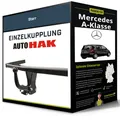 Produktbild: Starre Anhängerkupplung für MERCEDES A-Klasse 07.1997-08.2004 Typ W168 Auto Hak