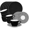 Produktbild: Seltmann Weiden Kaffeeservice, Schwarz, Keramik, Rund, 1x1x1 cm, Essen & Trinken, Geschirr, Geschirr-Sets, Kaffeeservice