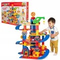 Produktbild: COIL Spiel-Parkgarage, Autogarage, Parkhaus, Tower Garage, Parkgarage, Aufzug, Autowaschanlage, Kran, Autos, 6/7 Etagen, ab 3 Jahren,110 Elemente