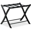 Produktbild: Relaxdays Kofferständer Holz, klappbar, Gepäckablage, Kofferaufbewahrung, für Reisegepäck, HBT: 52,5x66,5x48 cm, schwarz