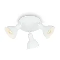 Produktbild: BRILONER Leuchten – Retro Deckenlampe, 3-flammige Retro Deckenleuchte, Deckenspot E14, Verstellbar, Weiß, 190 x 140 mm, 2674-036