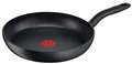 Produktbild: Tefal C69504 Hard Titanium+ Pfanne | 24 cm | Für alle Herdarten inklusive Induktion | Antihaftversiegelt | Starker Induktionsboden | Antihaftbeschichtung, Schwarz