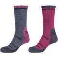 Produktbild: Socken Damen, Skechers 2PPK Women Trail Wool Socks, Rosa