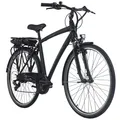 Produktbild: Adore Pedelec E-Bike Cityfahrrad 28'' Adore Versailles schwarz-blau