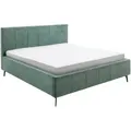 Produktbild: Boxxx Polsterbett, Grün, Holz, Birke, Buche, massiv, 160x200 cm, Reach, Bettkasten, Lattenrost, Stoffauswahl, in verschiedenen Größen erhältlich,individuelle Liegehärteeinstellung, verstellbar, Schlafzimmer, Betten, Polsterbetten
