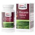 Produktbild: ZeinPharma LTheanin 250 mg 90 Kapseln 3 Monate Vorrat GrünteeExtrakt aus kontrolliertem Anbau entspannt ohne müde zu machen, Multicolour, Neutral, 31 gramm