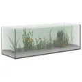 Produktbild: vidaXL Aquarium mit Speicher Transparent 60 x 20 x 20 cm Glas, EIN rechteckiges, modernes Design für Dein Zuhause oder Büro, funktional, stark und leicht zu pflegen