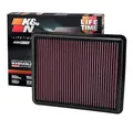Produktbild: K&N 33-2448 Motorluftfilter: Hochleistung, Prämie, Abwaschbar, Ersatzfilter,Erhöhte Leistung, 2009-2017 (Azera, i45, Sonata Hybrid, Sonata, ix35, Santa Fe, K7, K5, Optima, Sorento, Sportage R)