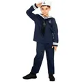 Produktbild: Maskworld Kostüm Matrose Kinderkostüm, Aye, aye, Sir! Klassisches Matrosenkostüm von MASKWORLD blau 116