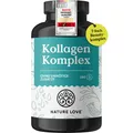 Produktbild: ® Kollagen Komplex – 180 Kapseln – mit Hyaluron Biotin Selen Zink Vitamin C a...