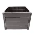 Produktbild: KHW | Hochwertiges Hochbeet | Demeter M | platzsparend | 82 × 82 × 61 cm - 336 Liter | ideal für Urbane Gärten | nachhaltiges Gärtnern | fördert gesunde Ernten | Made in Germany