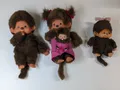 Produktbild: 3x Monchhichi Puppe Original
