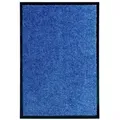 Produktbild: vidaXL Fußmatte Waschbar Blau 40x60 cm