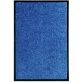 Produktbild: vidaXL Fußmatte Waschbar Blau 40x60 cm