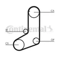 Produktbild: ContiTech Zahnriemen Set - Teilenummer: CT825K1 - 123 Zähne - OE Qualität