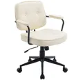 Produktbild: WAHSON OFFICE CHAIRS Bürostuhl Ledbezug Schreibtischstuhl höhenverstellbar