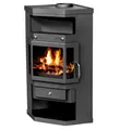 Produktbild: VICTORIA-05 EEK A Eck-Kaminofen - Kaminofen Victoria 05 Panama 9.0 kW, Grau