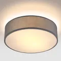 Produktbild: DeubaXXL DE Deckenlampe Grau Stoff Ø38cm 109128