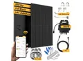 Produktbild: VALE All-In-One Balkonkraftwerk 830W/800W, Full Black inkl. Solarmodul-Balkonhalterung