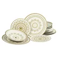 Produktbild: Creatable 23607 MANDALA GOLD weiss Geschirrset Teller Set 12 tlg.