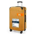 Produktbild: YONSLY Hartschalen-Trolley Hartschalen-Reisekoffer Trolley Rollkoffer in S/M/L/XL Größen, 4 Rollen, mit 360°-Lenkrollen, Zahlenschloss und mehrstufigem Teleskopgriff 76 cm