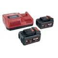 Produktbild: Flex P-Set 55 R Schnellladegerät 2x Akku 18V 5Ah X Lithium Power 532739