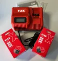Produktbild: Flex Power Se  55 R 1x Schnellladegerät + 2x Akku 18V 5Ah Lithium   Power 532739