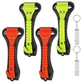 Produktbild: 4 Stück Notfallhammer Auto mit Gurtschneider 2 in 1 Nothammer Auto Must Haves...