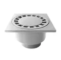 Produktbild: RUG Haus- und Hofablauf befahrbar 200x200, Adapter Ablauf DN 75 &DN 110 grau