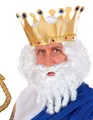 Produktbild: Widmann S.r.l. Kostüm Götterperücke mit Bart weiß