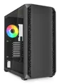 Produktbild: Sharkoon AK2 RGB, Midi Tower, PC, Schwarz, ATX, micro ATX, Mini-ITX, Multi, Taschenlüfter