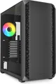 Produktbild: Sharkoon AK2 RGB , Tower-Gehäuse schwarz, Tempered Glass