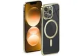 Produktbild: ONEFLOW Handyhülle für iPhone 13 Pro Max Hülle MagSafe Cover Aura Case Gold, Handy Schutz Hülle Silikon Case Back Cover durchsichtig Schutzhülle